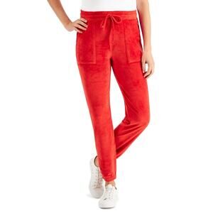 Charter Club Knit Drawstring Jogger Pants Womens Sz XXL Red NWT/$45MSRP